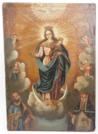 Muttergottes mit Kind - um 1800. - Foto 2