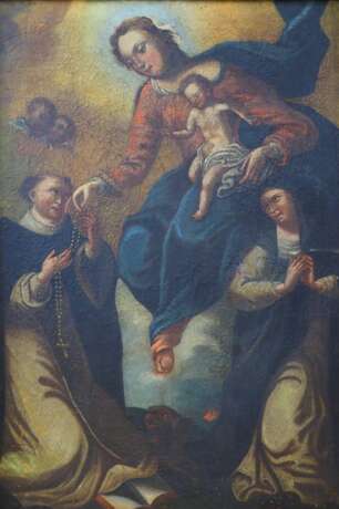 Muttergottes mit Kind - um 1800. - фото 1