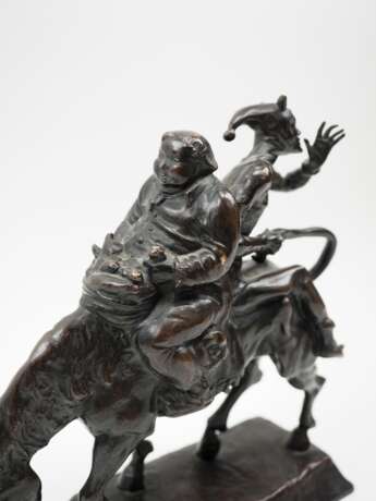 Piffrader, Hans (1888-1950): Narrenpaar auf Pferd. - Foto 2