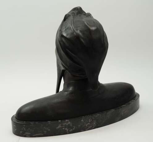 nach de Angelis, Sabatino: Bronze Büste Dante Alighieri. - Foto 3