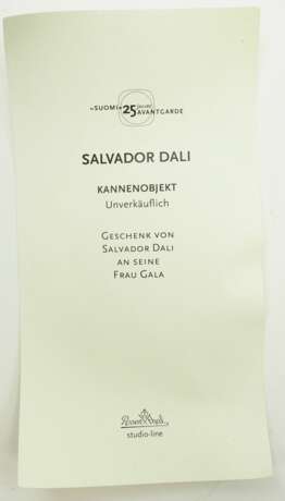 Dani, Salvador und Sarpaneva, Timo für Rosenthal - Schale "Suomi". Schale aus Porzellan, mehrfarbig gefasst, Signiert und nummerirert, Studio-Line Entwurf. - photo 5