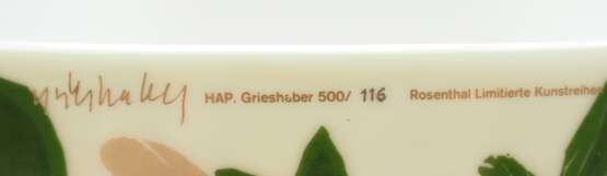 Grieshaber, HAP (1909-1981): für Rosenthal - Schale und Kanne "Carmina Burana". - Foto 4