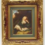 Rosenthal: Porzellanbild des Eremiten, verm. d. Hl. Hieronymus, nach einem Gemälde von Salomon Koninck. - photo 2