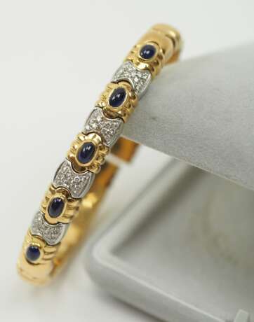 Thomas Schmid, Pforzheim: Armspange in GOLD mit Diamantbesatz. - фото 1