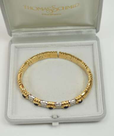 Thomas Schmid, Pforzheim: Armspange in GOLD mit Diamantbesatz. - фото 3
