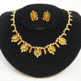 GOLD Collier und Ohrstecker Set. - фото 1