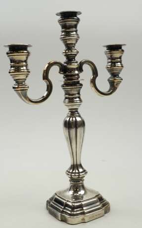 Robbe + Berking: 3 Flammiger Kerzenhalter, 925 Sterling Silber. - Foto 2