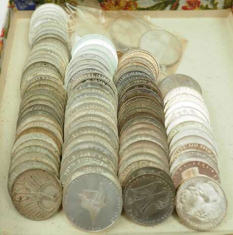 BRD: Sammlung 5 und 10 Mark Stücke. - photo 1