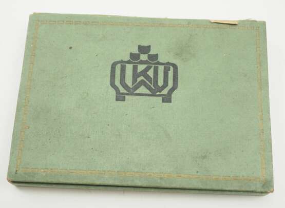 Bredow, Alfed (1875-1953): Plakette als Ehrengabe des Württembergischen Kunstvereins für seine Mitglieder, im Etui. - Foto 3