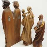Toni Baur, Oberammergau: Madonna sowie weitere Figuren - Holzschnitzerei. - photo 2