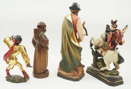 Toni Baur, Oberammergau: Figuren - Holzschnitzerei. - Foto 2