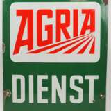 Reklame-Emailleschild: Agria Dienst. - фото 1