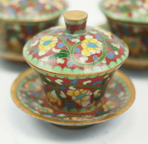 China: Cloisonné Tee Set. - Foto 2