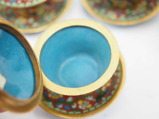 China: Cloisonné Tee Set. - Foto 3