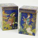 China: Cloisonné Dosen Paar. - photo 1