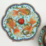 China: Cloisonné Raucher Ensemble. - photo 4