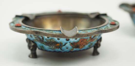 China: Cloisonné Raucher Ensemble. - photo 7