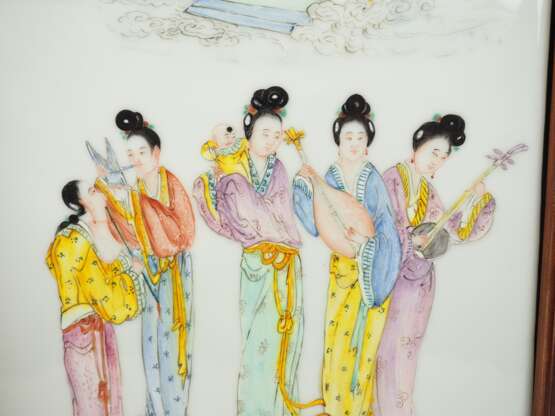 China: Prozellan Bilder Paar. - photo 7