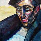 „Abstrakt - экспрессивное Stelle auf der Grundlage des Porträts“ Leinwand Ölfarbe Expressionismus 2019 - Foto 1