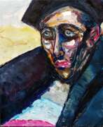 Ashot Aleksanian (geb. 1994). Абстрактно - экспрессивное пятно на основе портрета