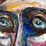 „Abstrakt - экспрессивное Stelle auf der Grundlage des Porträts“ Leinwand Ölfarbe Expressionismus 2019 - Foto 3