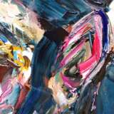 „Abstrakt - экспрессивное Stelle auf der Grundlage des Porträts“ Leinwand Ölfarbe Expressionismus 2019 - Foto 4