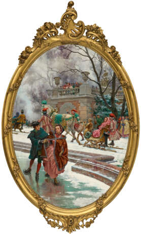 MAURICE LELOIR (PARIS 1853-1940) - Foto 3