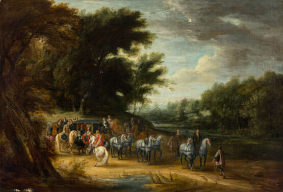 ADAM FRANS VAN DER MEULEN (BRUSSELS 1632-1690 PARIS) - Foto 1