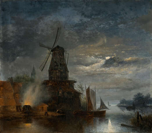 JOHAN BARTHOLD JONGKIND (LATTROP 1819–1891 C&#212;TE-SAINT-ANDR&#201;) - Foto 1