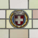 Bleiglasscheibe mit Schweizer Wappen - Foto 2