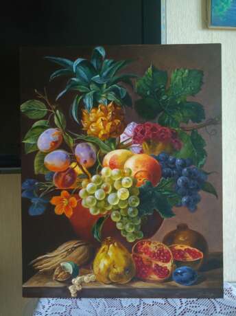 Натюрморт с ананасом масло/холст на подрамнике Oil Classical Realism Still life Россия Новокузнецк 2025 - photo 2
