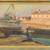 &Agrave; Ventspils au nouveau port de p&ecirc;che Mid-20th century - photo 1