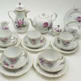 Meissen: Kaffee Service für 6 Personen, Blumendekor - 1. Wahl. - photo 1