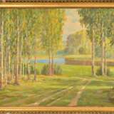 Paysage avec un bosquet de bouleaux Early 20th century - photo 1