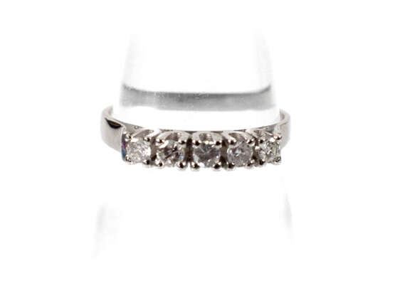 DIAMANT-RING, 585 Weissgold, - photo 1