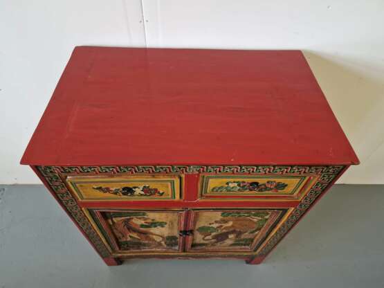 Antique oriental cabinet Wood - photo 3