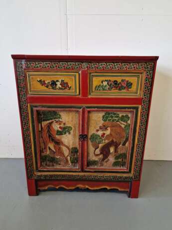 Antique oriental cabinet Wood - photo 6
