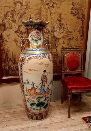 Большая китайская ваза 20 век Artiste inconnu Chine 20 век - photo 7