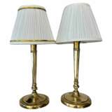 Early 19th Century Pair of Louis XVI Directoire Style Candlestick Lamps Bronze Early 19th century - photo 1
