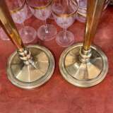 Early 19th Century Pair of Louis XVI Directoire Style Candlestick Lamps Bronze Early 19th century - photo 2