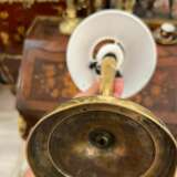 Early 19th Century Pair of Louis XVI Directoire Style Candlestick Lamps Bronze Early 19th century - photo 10