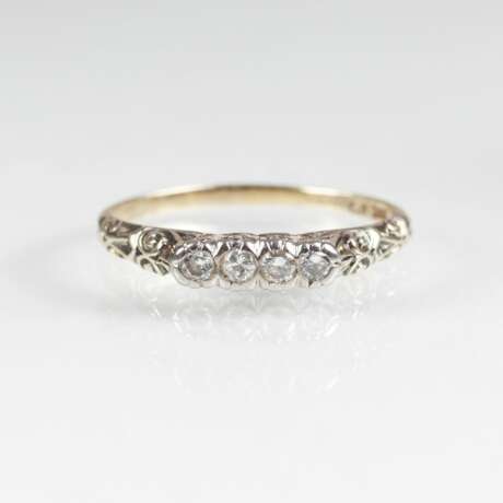 Zierlicher Vintage Brillant-Ring - фото 1
