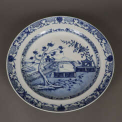 Rundplatte mit Chinoiserie-Dekor - Porzellan, unte…
