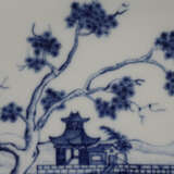 Rundplatte mit Chinoiserie-Dekor - Porzellan, unte… - Foto 4