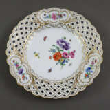 Durchbruchteller - Meissen, Porzellan, polychrome … - Foto 1