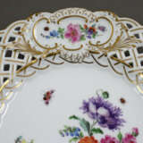 Durchbruchteller - Meissen, Porzellan, polychrome … - Foto 3