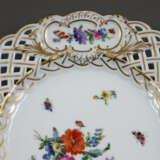 Durchbruchteller - Meissen, Porzellan, polychrome … - Foto 4