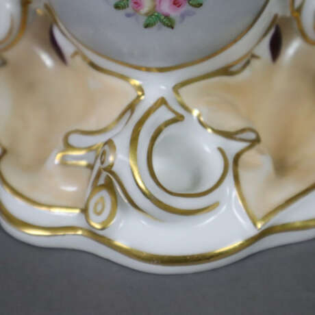 Biedermeier-Steckvase - 19. Jh., Porzellan, glasie… - Foto 4
