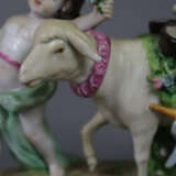 Figurengruppe "Bacchant auf Schafbock mit zwei Amo… - photo 5