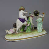 Figurengruppe "Bacchant auf Schafbock mit zwei Amo… - photo 7